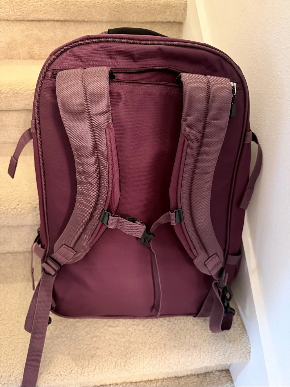 Burgundy Travel EBAGS Backpack for Men - Spacious Everyday Carry